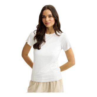 In Front T-shirt - - Tops - Donna - Bianco - S