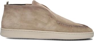 Officine Creative Schoenen, Heren, Beige, 43 EU, Su&egrave;de, Herbie Enkellaarsjes