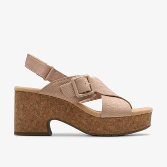 Clarks Nerisa West Sand Nubuck