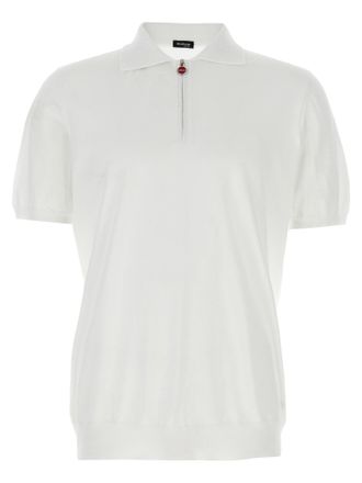 Kiton Mens Honeycomb Polo Shirt