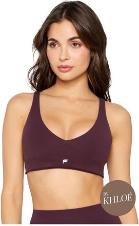 Fabletics PureLuxe Longline Low Impact Bra in Oxblood at Nordstrom, Size Xx-Large