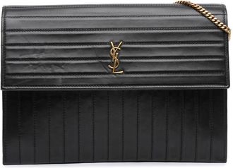 Saint Laurent Pre-owned Saint Laurent Quilted Calfskin Victoire Chain Crossbody A7DN41ZTDBT3DQB9