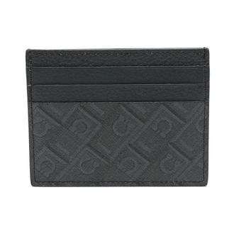 Ferragamo Black Wallet with Card Slots