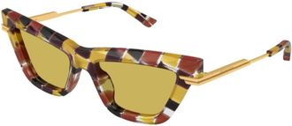 Bottega Veneta Cat-eye Zonnebril - unisex - Zonnebrillen - Veelkleurig - 54 MM - Nylon - Accessoires