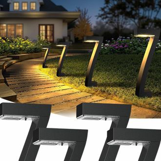 OEM 4 Luces Solares Elegantes Para Exteriores, Bater&iacute;a De 1200 Mah, Resistentes Al Agua Ip65, Decoraci&oacute;n De Jard&iacute;n - Otros