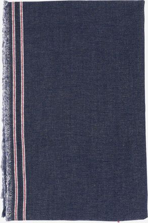 Faliero Sarti Cashmere und Seidenmischung Denim Schal