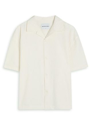 Mki Miyuki Zoku Vacation Seersucker Shirt - Off White - XL