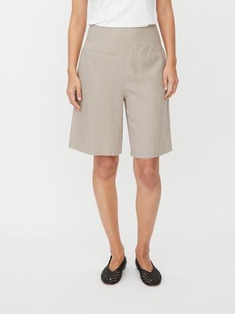 Masai Mapinja Smock Waist Linen Shorts in Natural at Nordstrom, Size Xx-Large