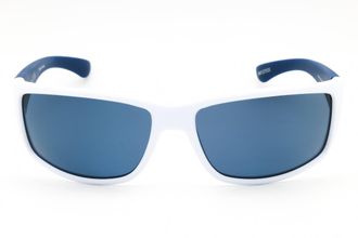 BMW BS003321M Rectangle Full Rim Sunglasses - White