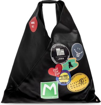 Maison Margiela Logo Bag - Dames - Tassen - Zwart - Maat: ONE Size Katoen