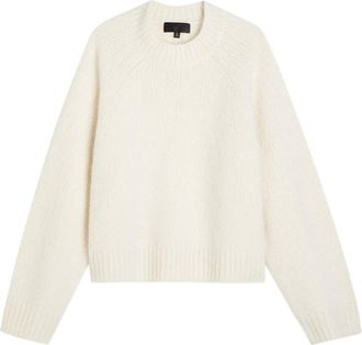 Nili Lotan Tomaso Cashmere and Silk-blend Jumper - Ivory - S (UK8-10 / S)