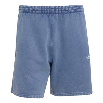 adidas Trefoil Essentials 7-Inch Fleece Shorts Asia Sizing Dark Blue KZ3835