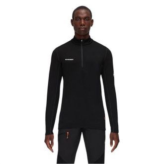Mammut Mammut Heren Aener Quarter Zip Slim Fleece (Zwart)