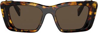 Prada Sunglasses Pr08 Ys 01 V8 C1 Havana/Brown Unisex