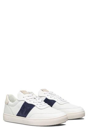 Clae Davis Sneaker in White Navy Wood Ash at Nordstrom, Size 10.5