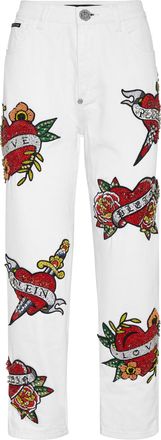 Philipp Plein Jeans Mom Pasvorm Love