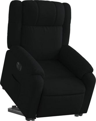 vidaXL Vidaxl - Sill&oacute;n El&eacute;ctrico Reclinable Elevable De Tela Negro