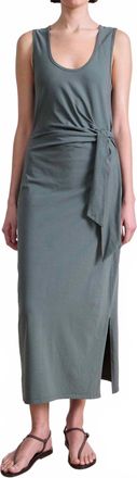 Apiece Apart Uri Twist Dress In Thyme
