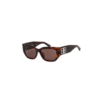 Balenciaga Zonnebrillen - Dames - Accessoires - Bruin - Maat: 56 MM