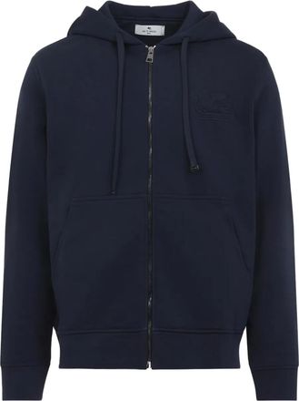 Etro Felpa con motivo Pegaso - Blu