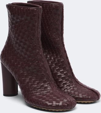 Bottega Veneta Botines de piel Intrecciato