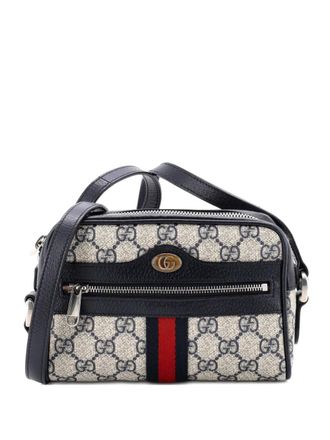 Gucci Ophidia Shoulder Bag GG Coated Canvas Mini crossbody bag - Blue