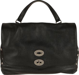Zanellato Postina Daily M Textured Leather Shoulder Bag