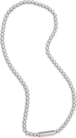 BOSS Collana con perline - Argento