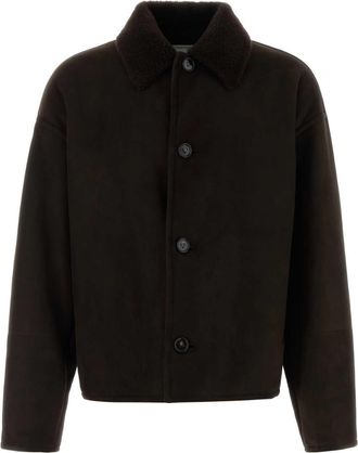 Bottega Veneta Dark Brown Shearling Jacket