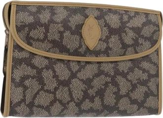 Saint Laurent Pre-owned Clutches, female, Beige, Size: ONE SIZE Pre-owned Plastic Clutch