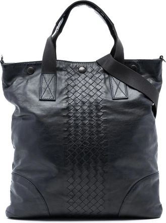 Bottega Veneta Borsa tote con design Intrecciato 2012-2025 - Nero