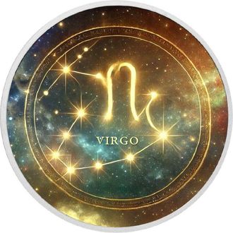 OEM Moneda De Plata De 1 Oz Con El S&iacute;mbolo De Virgo