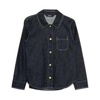 Max Mara Mujer, Blusas y Camisas, Azul, Talla: S