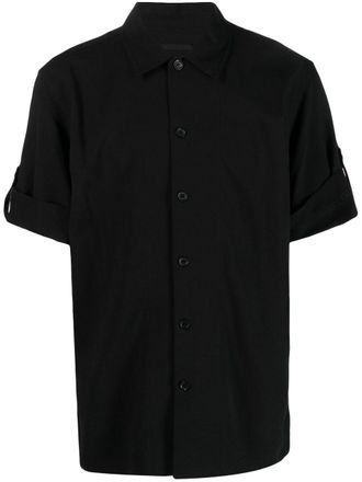 Helmut Lang Camicia a maniche corte - Nero
