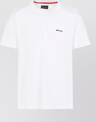 Kiton cotton jersey t shirt short sleeves