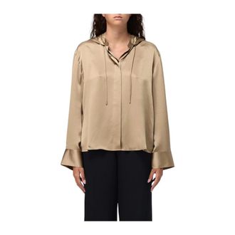 Vince Blouses, female, Brown, Size: L Blusa