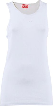 Diesel Sleeveless Tops, female, White, Size: XL T-Arm-Lkds Top
