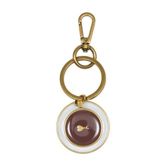 Ami Ami De Coeur Coffee Cup Keyring - unisex - Ami Paris - Keychains - Yellow - ONE SIZE - Accessories