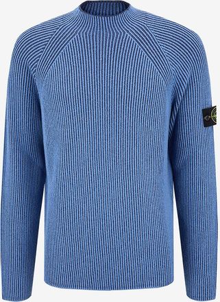 Stone Island Gestreifter Strickpullover mit Rundhals 5100023