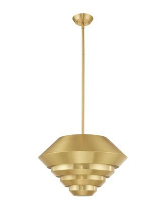 Livex Lighting Livex Amsterdam 1 Lt Satin Brass Mini Pendant