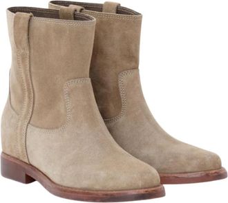 Isabel Marant Susee Boot - Dames - Enkellaarsjes - Beige - 36 EU - Schoenen