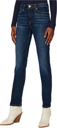 Tommy Hilfiger Heritage Rome Straight Jeans - Dames - Slim Fit Jeans - Blauw - W28 L28 - Katoen - Jeans