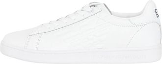 Emporio Armani Witte Sneakers - Heren - Sneakers - Wit - 36 EU - Leer - Schoenen