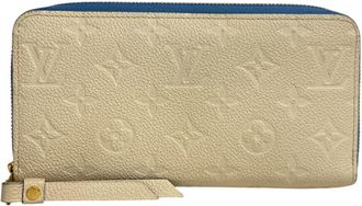 Louis Vuitton Ivory Leather Long Wallet (Bi-Fold) (Pre-Owned)