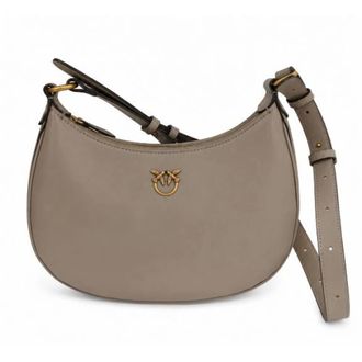 Pinko Pinko, Dames, Tassen, Grijs, Maat: ONE Size Katoen