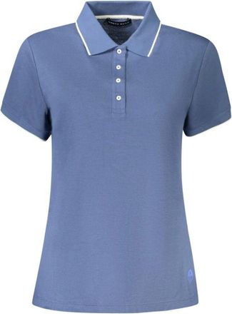 North Sails Polo Shirt met korte mouwen - Dames - Polos - Blauw - S - Katoen - Tops