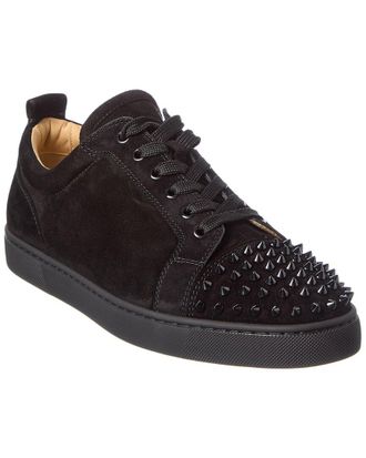 Christian Louboutin Louis Junior Spikes Suede Sneaker
