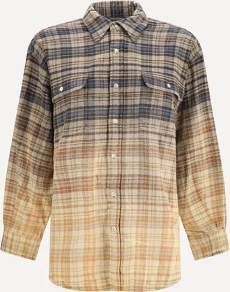 R13 Camicia Boyfriend a quadri Woman S