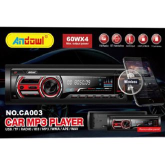 Trade Shop Trade Shop - Audio Mp3 Ac003 Audio Para El Car Universal 1 Din Bluetooth Wireless