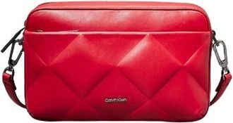 Calvin Klein Tassen, Dames, Rood, ONE Size, Polyester, Mini Crossbodytas